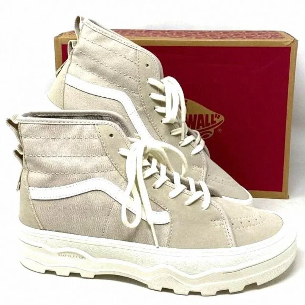 VANS Sk8-Hi Sentry WC Shoe French Oak Suede Canvas VN0A4BVWBLL Women SB Sneakers